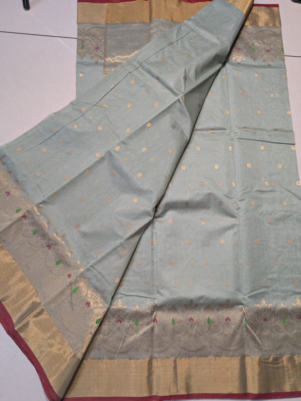 chandheri saree in silk