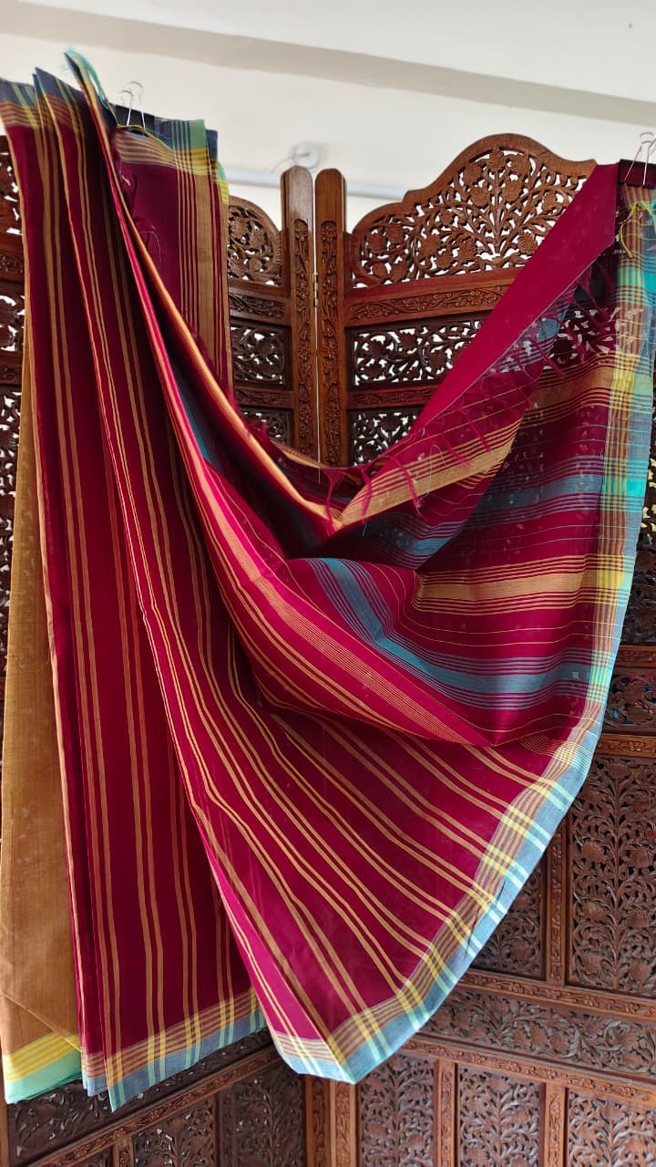 Peteru saree in cotton