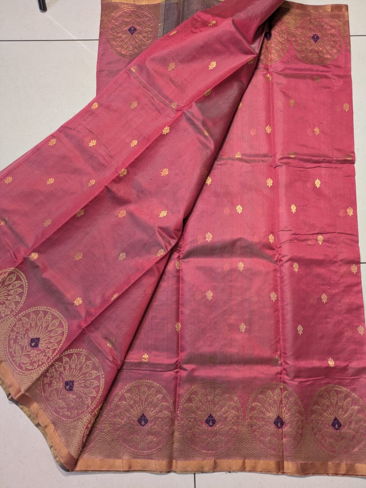 chandheri silk saree